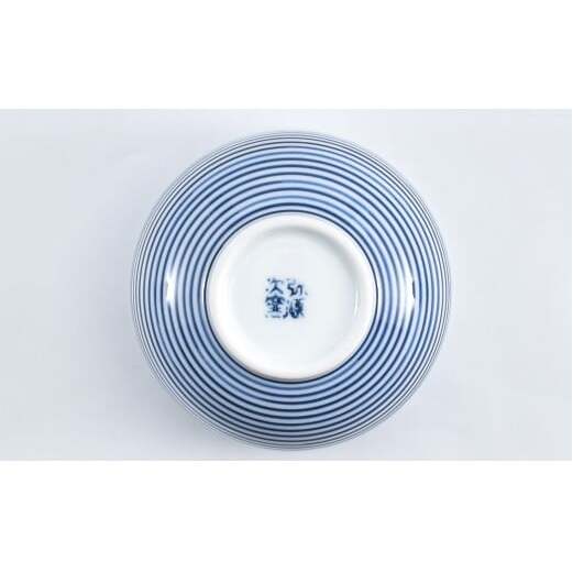 有田焼 かわいい千筋ミニ小蓋物 赤青 ペア【まるぶん】食器 うつわ 茶碗蒸し碗 蓋物 可愛い かわいい A30-847_イメージ3