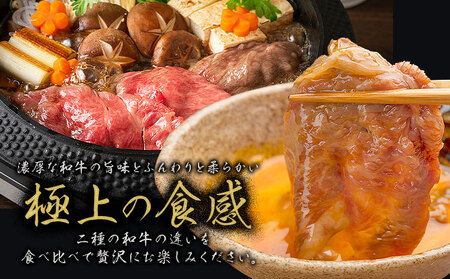 【ふるなびWEEK対象】黒毛和牛 あか牛 食べ比べ 1200g
