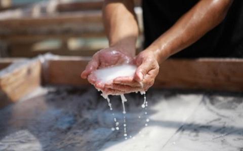 天日海塩 土佐の塩丸 （青丸） 200g×7袋 〔細かい粒〕 ［1519］