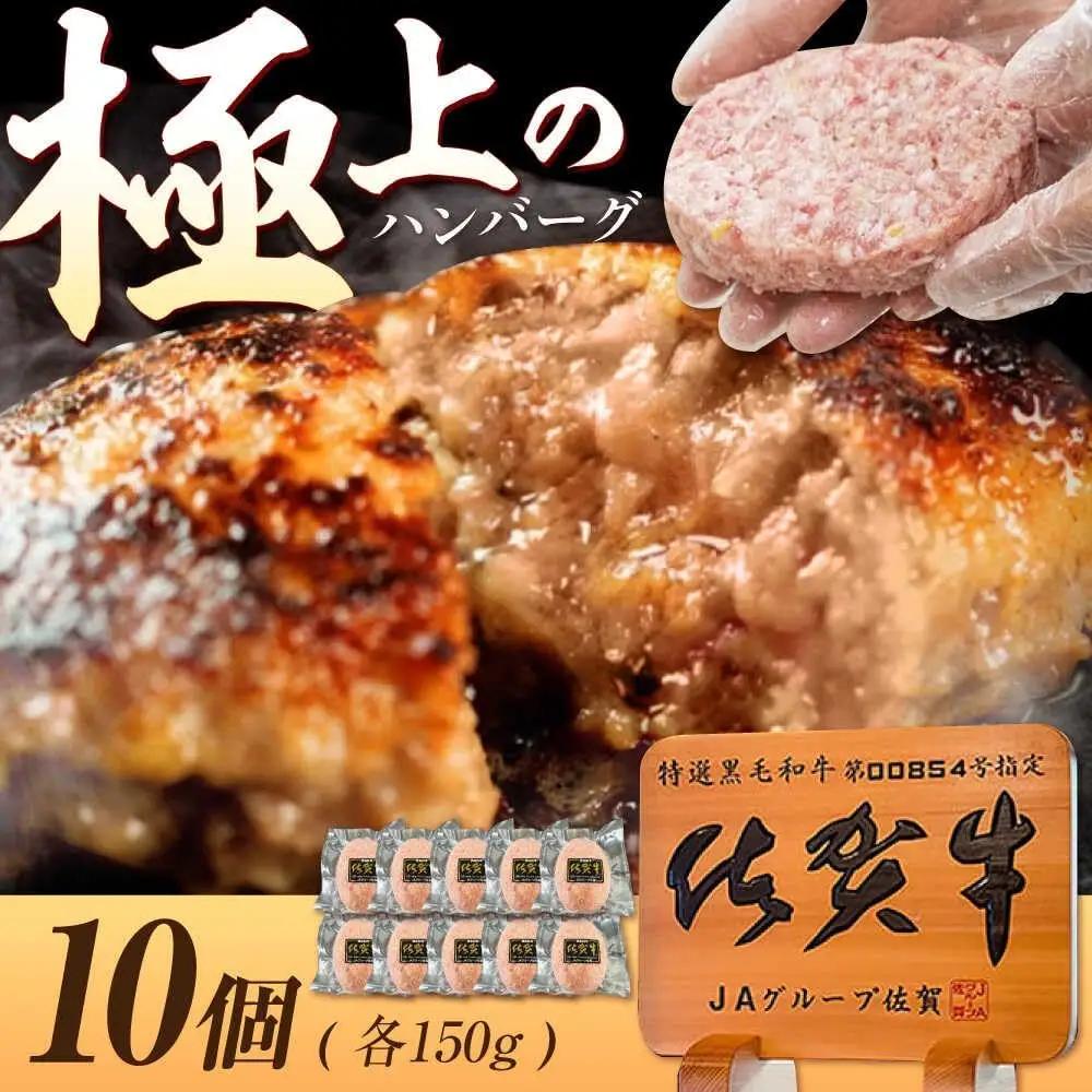 佐賀牛入り生ハンバーグ 10個 牛ハンバーグ [UEM002]