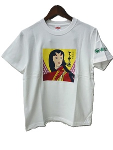 ヤマガタニューレトロ「玉虫姫」ロゴＴシャツ（カラー：ホワイト・サイズ：L） F21A-089