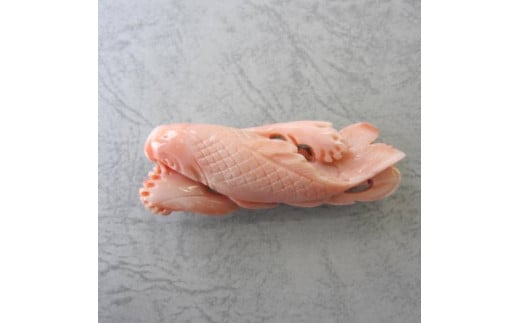 珊瑚職人館の珊瑚の帯留9