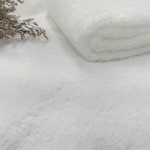 ＜フェイス5枚組＞贅沢ふんわり高吸水フェイスタオル(34×80cm)エアリーシュWH