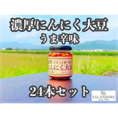 ふるさと納税 朝倉市 濃厚にんにく大豆_うま辛味_24本セット |  | 03