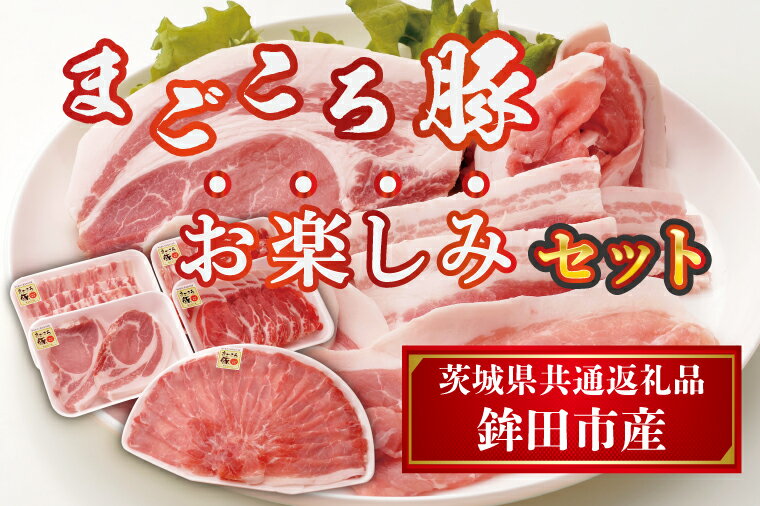 【ふるさと納税】まごころ豚　お楽しみセット【茨城県共通返礼品／鉾田市産】｜DL-1