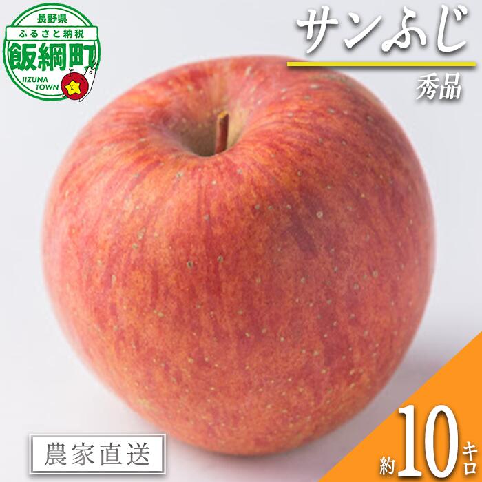 【ふるさと納税】 りんご サンふじ 10kg 秀 エバラ農園 〔 果物 フルーツ 林檎 長野 予約 農家直送 10キロ 〕【令和7年度収穫分】 発送：2025年11月中旬〜