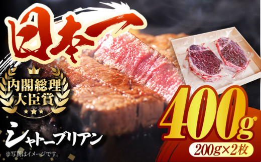 
【先行予約】長崎和牛 シャトーブリアン ステーキ用 (200g×2) 計 400g ヒレステーキ ヒレ フィレ ステーキ肉 大人気 希少部位 東彼杵町/有限会社大川ストアー [BAJ085]
