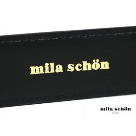 ミラ・ショーン(mila schon)光沢感のあるスムースレザーベルト　紳士用【MSMB4600】【1545718】