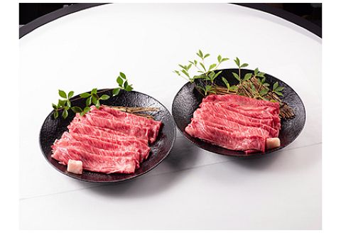 近江牛贅沢コース頒布会3回お届け（焼肉用・ロースすき焼しゃぶしゃぶ用・厚切りステーキ）[0025]