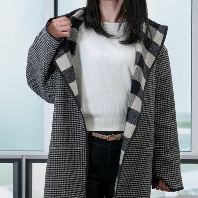 【ふるさと納税】白黒リバーコート【1186387】