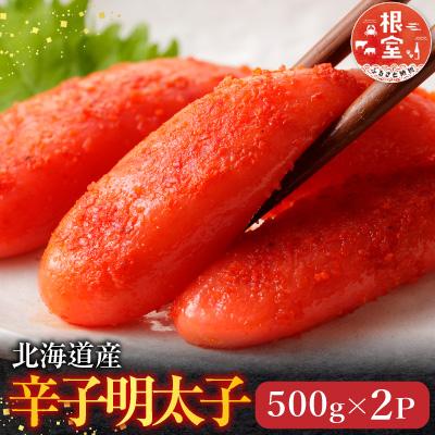 ふるさと納税 根室市 辛子明太子500g×2P(計1kg) A-28116