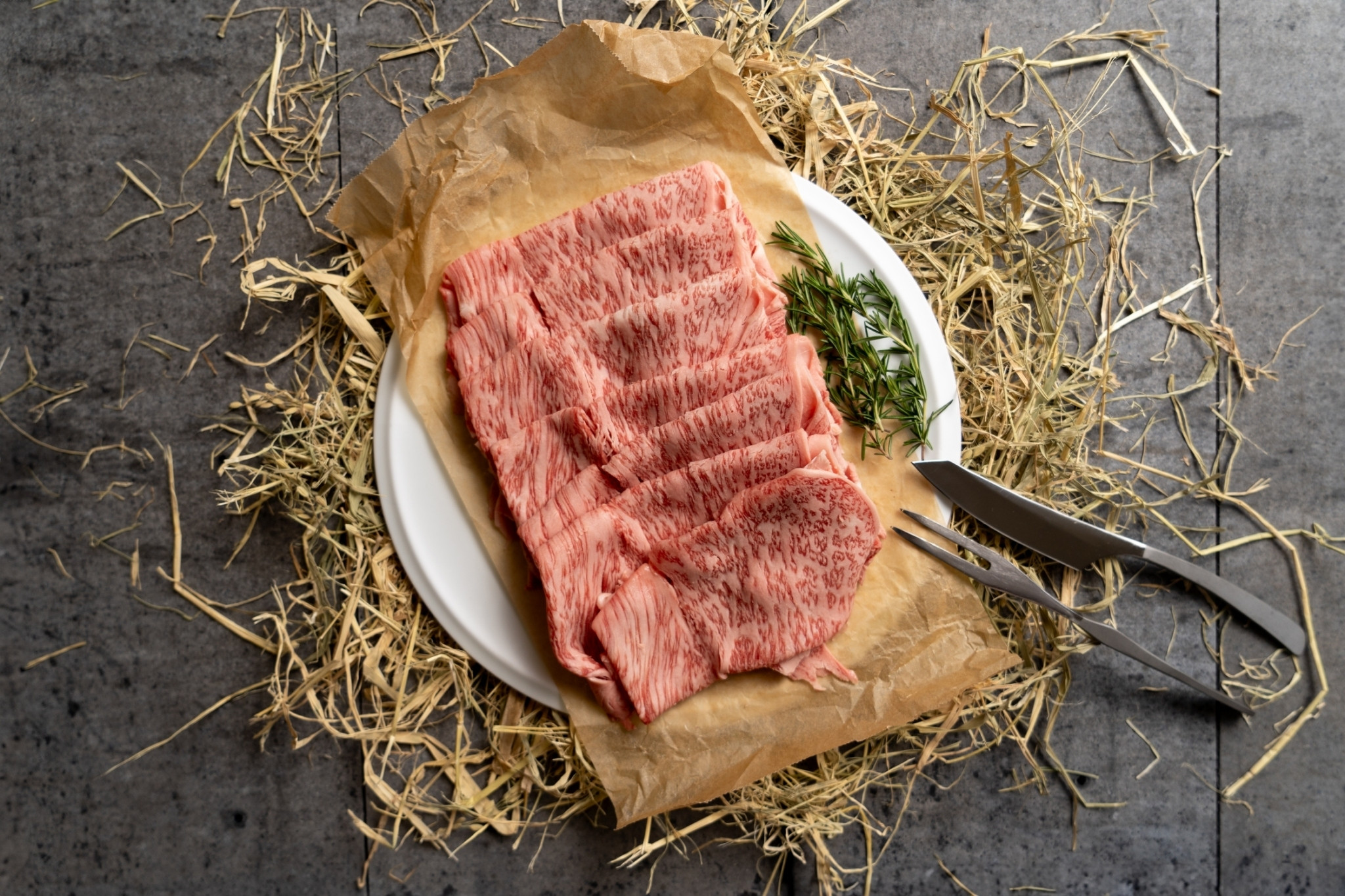 
            特選伊万里牛A5 ロース薄切り500g 176-J1107
          