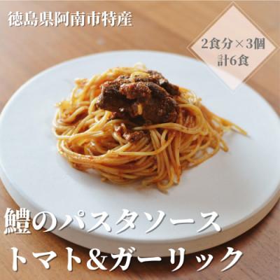 ふるさと納税 阿南市 徳島県阿南市産ハモのパスタソース　ートマト&amp;ガーリックー　(2食分×3個)
