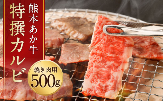 
熊本 あか牛 特選 カルビ 500g 牛肉 和牛 焼肉 焼き肉 BBQ
