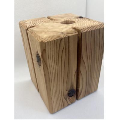 ふるさと納税 城里町 杉無垢材の一輪挿し　花瓶　高さ18cm　(大サイズ) |  | 01