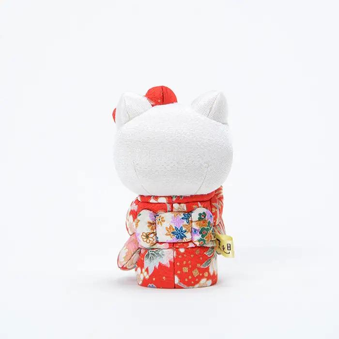 木目込人形（ハローキティ） | サンリオ 人気 キャラクター かわいらしさ 上品 飾り物 置物 開運招福 千客万来 商売繁盛 縁起 縁起の良いお品 ギフト贈り物 プレゼント 埼玉県 越谷市