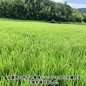 特別栽培米　出雲市産コシヒカリ　5ｋｇ