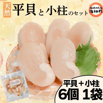 ふるさと納税 南知多町 平貝と小柱のセット 平貝6個 小柱1袋