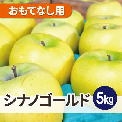 
            ＜25年12月より順次発送＞平均糖度13度以上! シナノゴールド 約5kg おもてなし用【1610217】
          