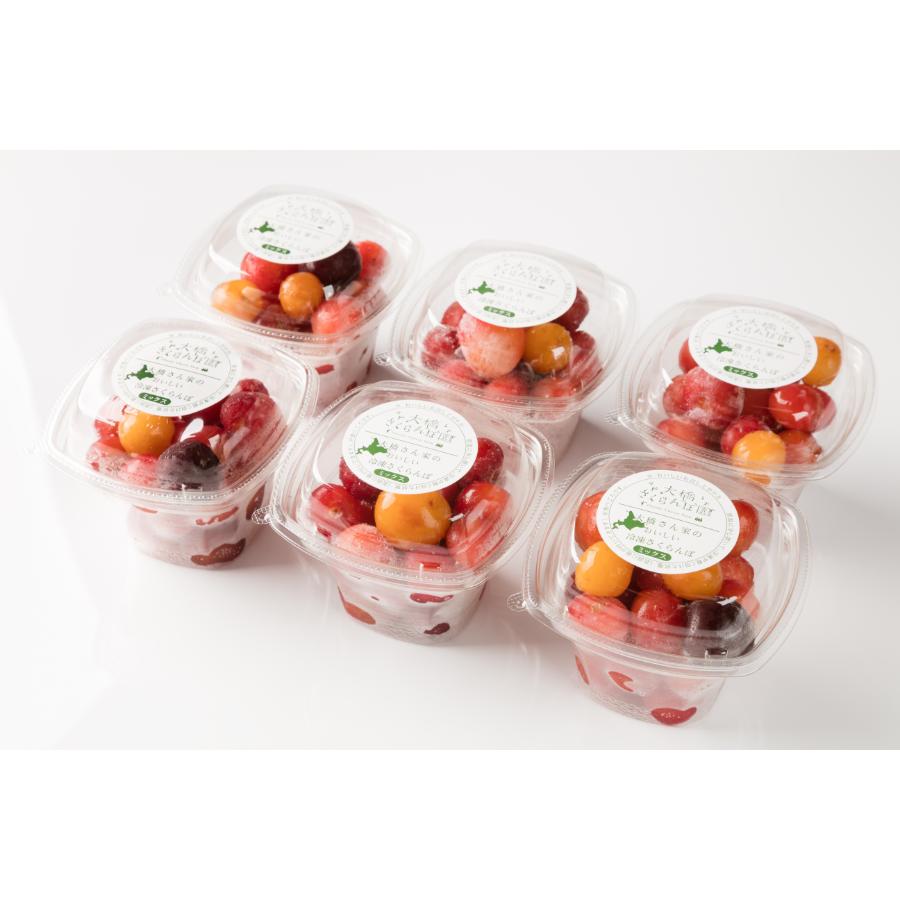 ＜大橋さくらんぼ園＞冷凍さくらんぼミックス160g×6パック