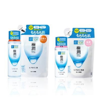 ふるさと納税 伊賀市 ロート製薬の【肌ラボ 極潤】化粧水+乳液4点セット(各ボトル+つめかえ用)