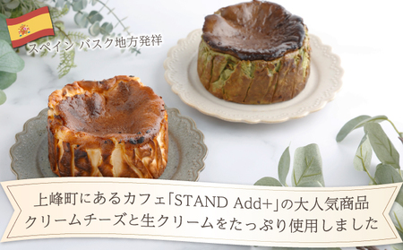  B-903 濃厚バスクチーズケーキ プレーン×1 抹茶×1