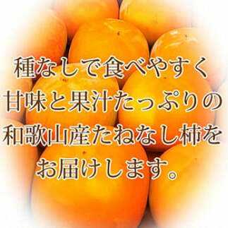 和歌山秋の味覚 平核無柿（ひらたねなしがき）約7.5kg ※2025年10月上旬～10月末頃に順次発送予定_イメージ2