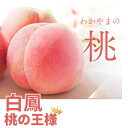 【ふるさと納税】 【先行予約】桃 の 王様 白鳳 ＼特秀品／ 【3玉 or 約2kg（6個～9個）】 2025年6月末頃～2025年7月末頃に順次発送予定（お届け日指定不可）/ 和歌山 桃 モモ フルーツ もも 白桃 果物 くだもの