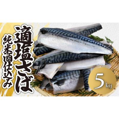 ふるさと納税 銚子市 適塩さば・純米酒仕込み　5kg