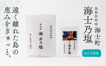 海士乃塩 塩  100g×3個 