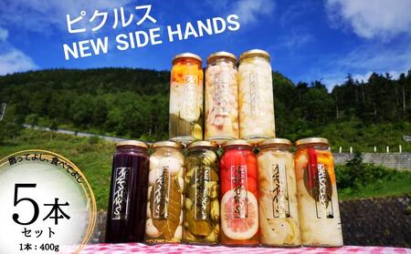 NEW SIDE HANDS ピクルス（L）5本入 加工食品 野菜加工品 野菜 瓶詰
