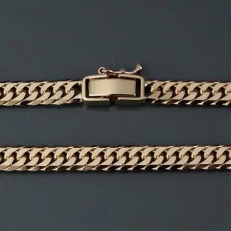 K18喜平6面Wネックレス30g【長さ50cm・幅4.7mm・厚さ1.5mm】【配送不可地域：沖縄県】【1320494】