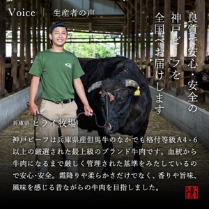 神戸牛 厚切り ランプ ステーキ 200g×3枚 神戸牛