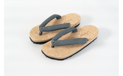 コルクサンダル〔ＳＵ〕　Ｍサイズ　グレーブラック