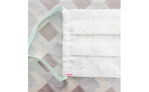 07-9【ＰＯＬＳ】播州織　洗えるマスク　HANEオフ