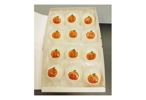 みかん大福　12個 ｜おかしの乃むら お菓子 菓子 スイーツ 和菓子 和スイーツ 手作り みかん 大福 岐阜県 岐阜 美濃加茂市 美濃加茂 みのかも 送料無料