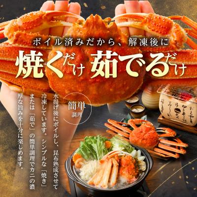 ふるさと納税 泉佐野市 バルダイ種 ズワイガニ姿 1.5kg(2〜5尾) ボイル済み 訳あり サイズ不揃い kgp0086 |  | 02