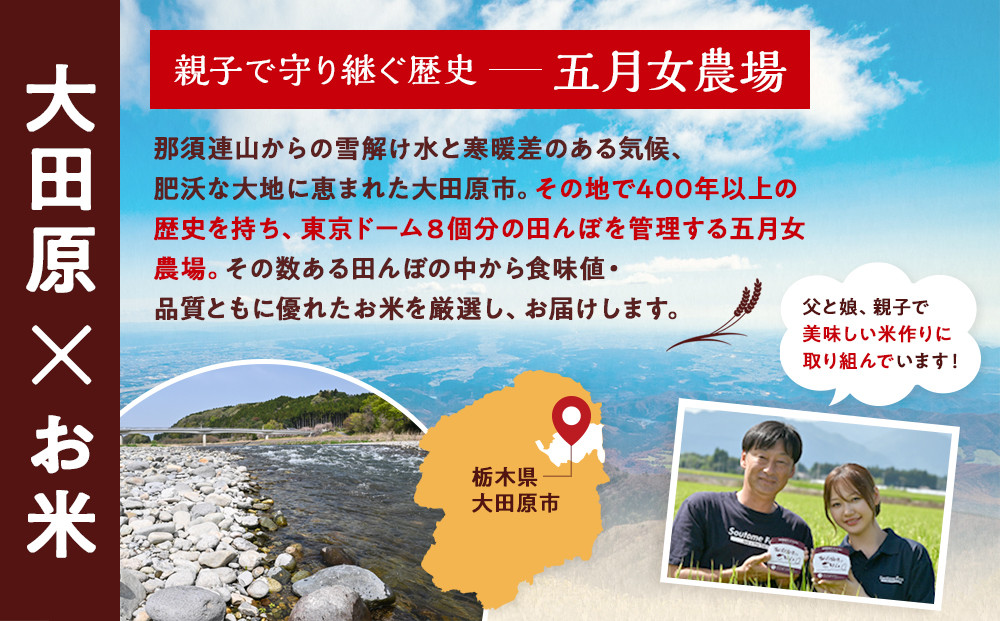 【令和8年産】栃木県大田原産コシヒカリ 白米 5kg｜新米 栃木県農業大賞 知事賞 受賞農家 メディア出演多数 五月女農場 農家直送 産地直送 産直 栃木県 大田原市 こしひかり