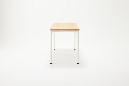 パソコンデスク シンプル デスク WAAKdesk TypeA 120 天板オーク｜脚ホワイト