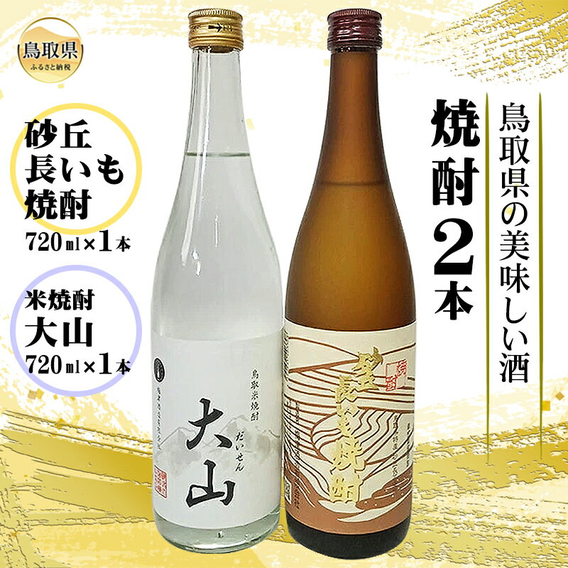 【ふるさと納税】A24-049 鳥取県の美味しい酒　焼酎　2本セット