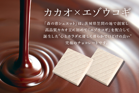 グッドヘルシー チョコ 「森の恵」ホワイト12枚入り　≪スクエア≫ BO-003