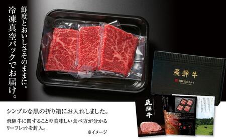 飛騨牛 赤身 ステーキ 100g 3枚 ブランド和牛  真空パック 黒毛和牛 BBQ 焼肉 キャンプ 人気  【飛騨高山ミート MZ025】【飛騨牛 ステーキ 和牛ブランド 飛騨牛 ステーキ 黒毛和牛