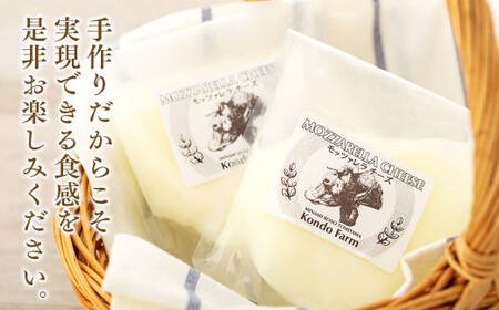 近藤牧場のモッツアレラチーズ（100g×2個） mi0003-0003