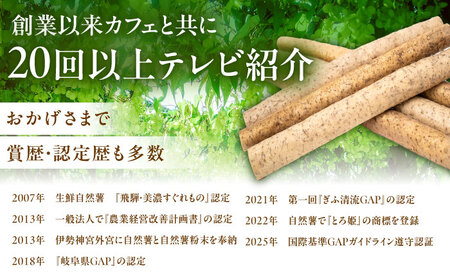 自然薯の味噌漬け・しょう油漬けセット 160g （80g×2） / 恵那市 / 水戸屋 [AUFZ013]