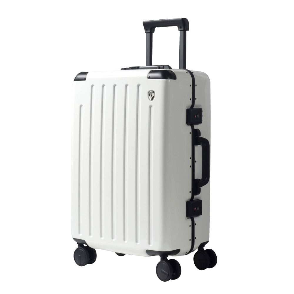 
                  【4泊用 耐久力抜群】G517 PC7000スーツケースM（シルクホワイト）TSAロック 軽量 中型 大型 海外 国内 キャリーバック キャリーバッグ 3泊 4泊 白 カバン 旅行
                