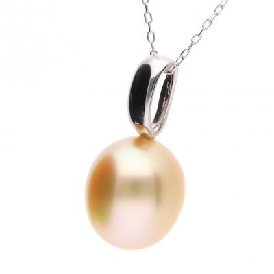 ふるさと納税 神戸市 【響】ゴールデンパール Pt900 プラチナ ペンダントトップ |  | 01