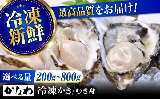 広島牡蠣の老舗！安心・安全の新鮮牡蠣【瞬間冷凍】牡蠣 むき身 200g 魚介類 和食 海鮮 海産物 広島県産 江田島市/株式会社かなわ [XBP051] 牡蠣 生食 冷凍 むき身 殻付き 殻付 殻 かき カキ 生牡蠣 広島牡蠣 オイスター カキフライ 魚介類 魚介 貝類 海鮮 広島県産 国産 産地直送 贈答 ギフト 期間限定 季節限定 特産品 牡蠣 かき