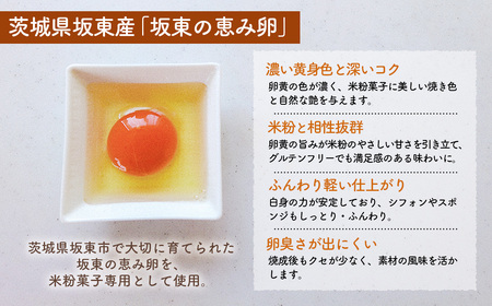 米粉異次元シフォンケーキ　ホール1個 ／ 米粉 グルテンフリー 小麦不使用 乳製品不使用 保存料不使用 米粉スイーツ オーガニック豆乳 きび砂糖 太白ごま油 しっとり ふわふわ もちもち 体にやさしい