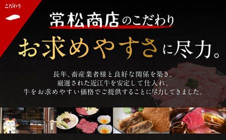 近江牛 すき焼き用500g 切り落とし300g セット（計800ｇ） 3～6人前 有限会社 常松商店 滋賀県 東近江市 C-B07 ブランド牛 和牛 厳選 肉 霜降り 赤身 国産 高級 すきやき 焼肉