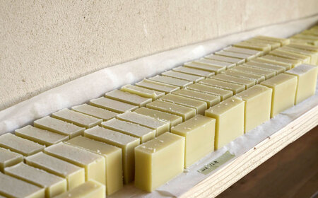 PUPA OLIVE SOAP オリーブオイル石けん 5個 アグリューム/長与町[EAI299]